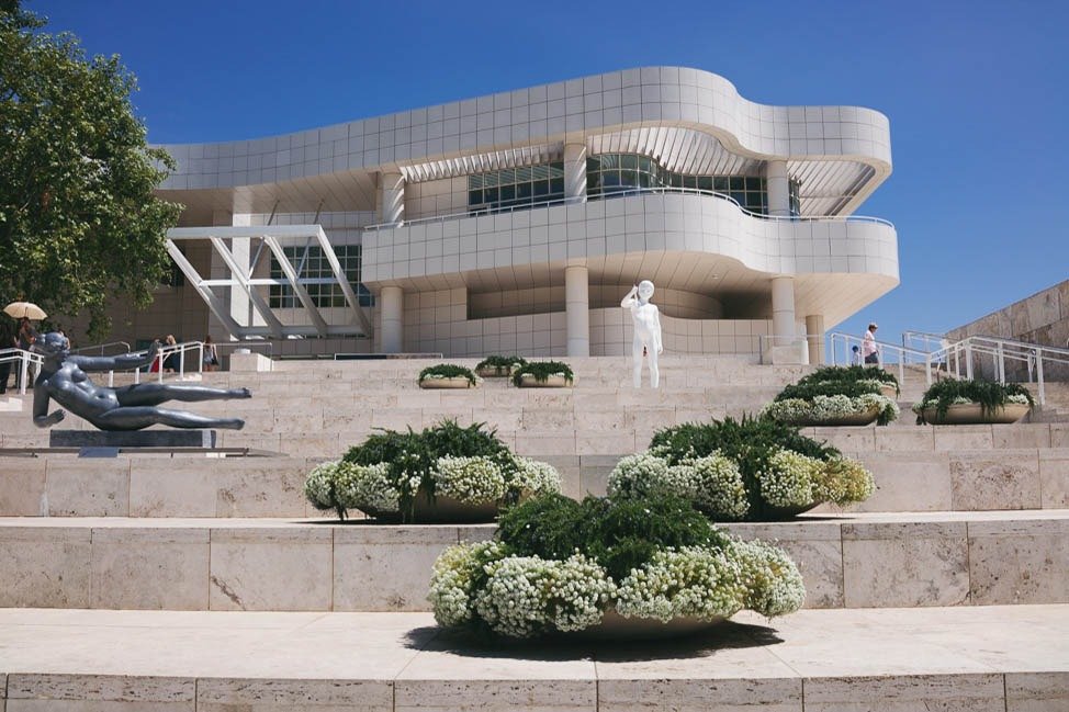 . Enjoy the Train ride at Getty center and discover Ancient Art in Los Angeles