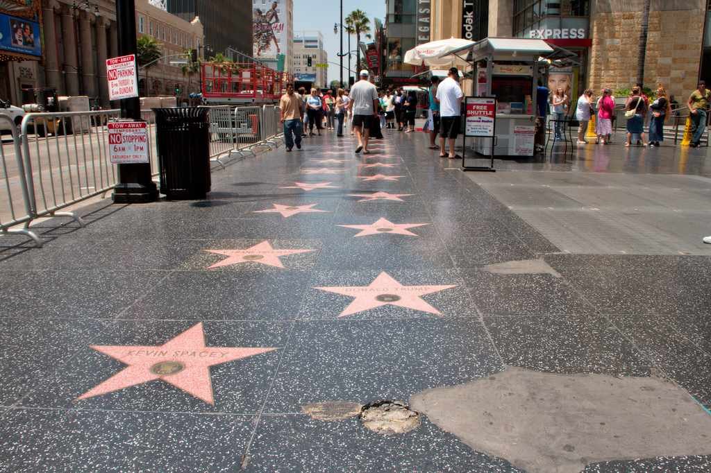 Solo Travel in Los Angeles Roam around Walk of Fame in Los Angeles