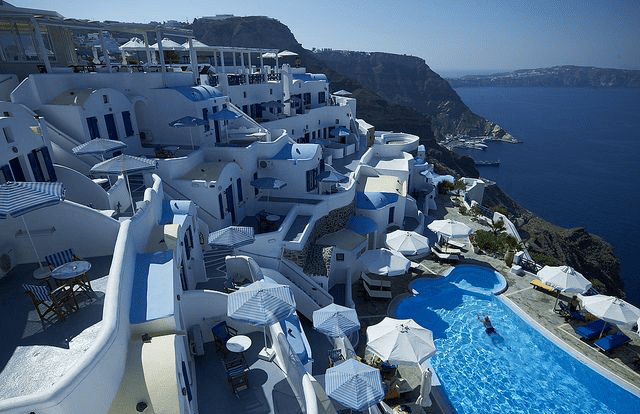 Where to stay in Santorini - Volcano View Hotel