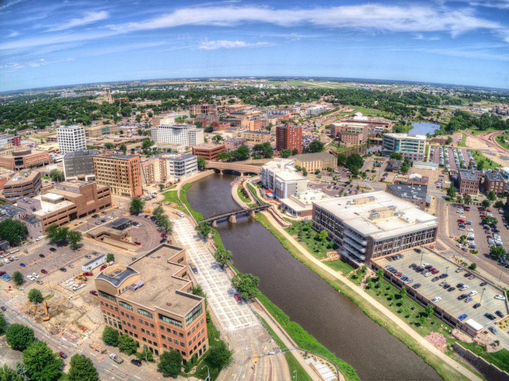 Sioux Falls, South Dakota in the USA