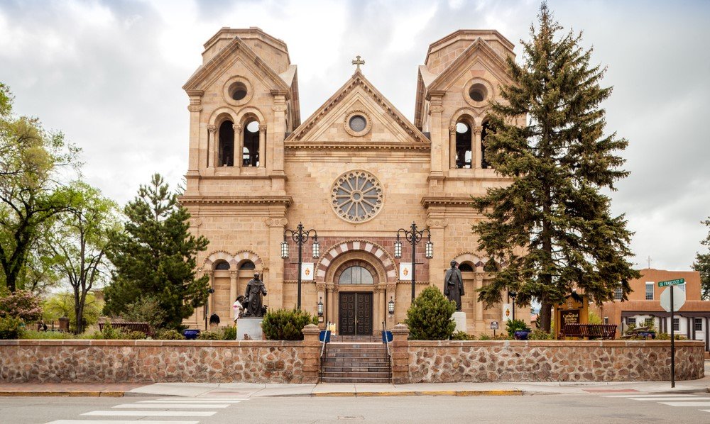 Fun things to do in Santa Fe, USA : Explore the St. Francis of Assisi Cathedral Basilica: