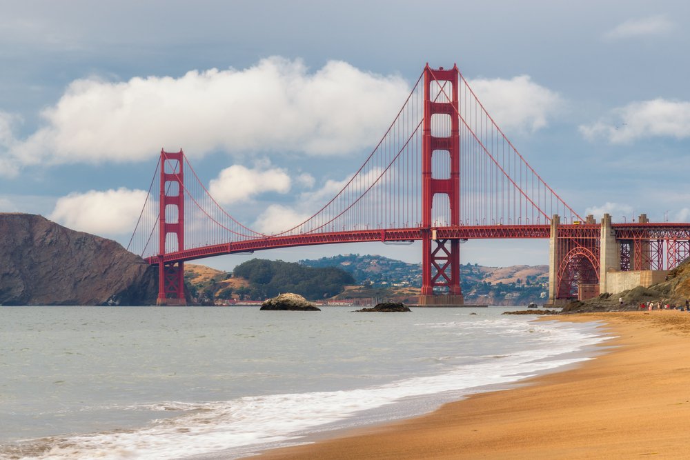 Cycle across the Golden Gate Bridge
